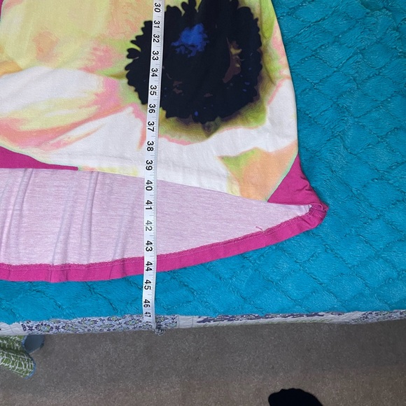 CYNTHIA ROWLEY Pink Tossed Poppies High-Low Sundress - Picture 11 of 14